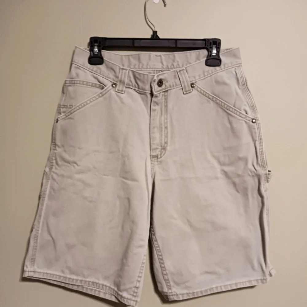 Lee Dungarees Men's Size 32L Carpenter Utility Beige Khaki Shorts - Picture 3 of 13